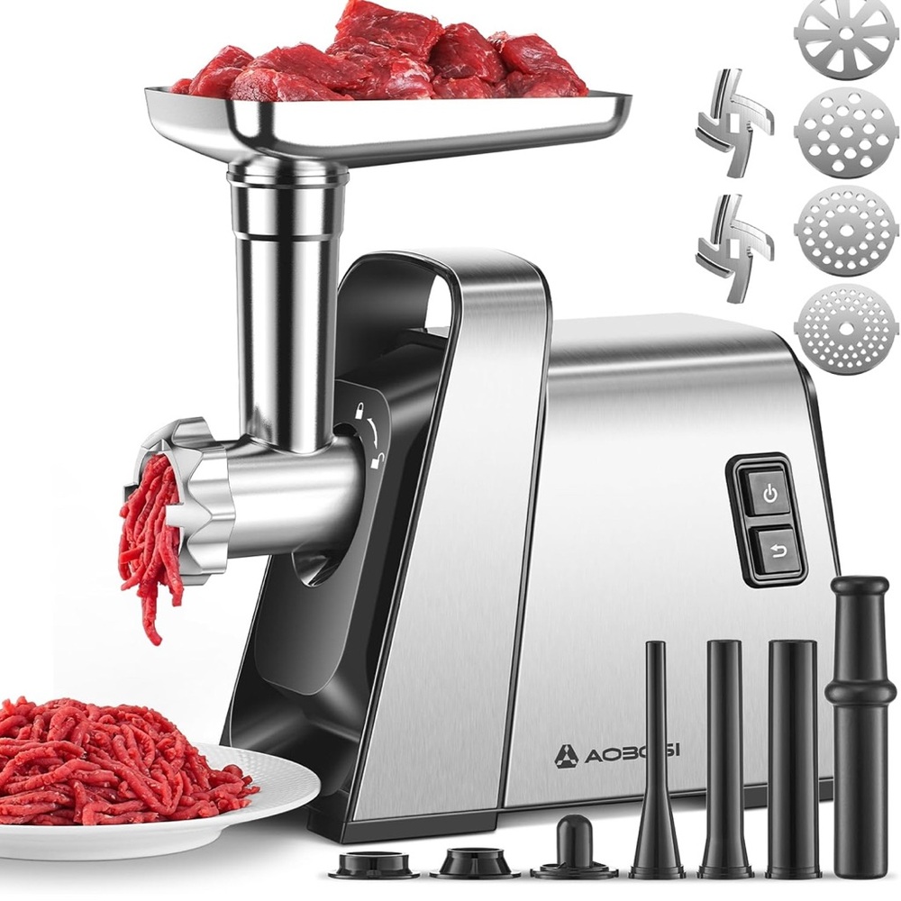 Aobosi Electric Meat Grinder with Accessories